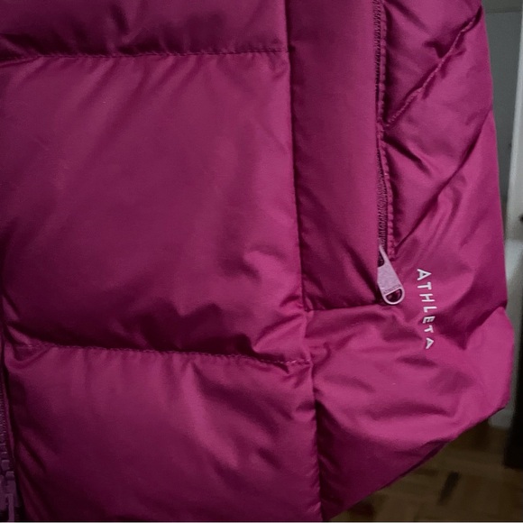 Fuschia Athleta down jacket - Picture 4 of 10